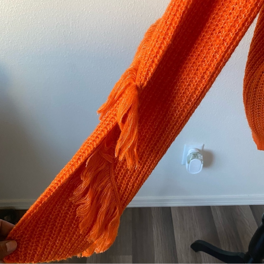 New with tags 80 Park women’s orange sweater size XL - Picture 5 of 10